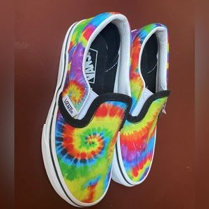 Tie Dye Vans Slip On